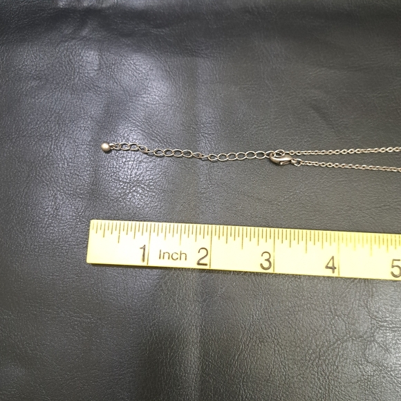 Women's Necklace Victorian Style Silver Tone Purple Beads Size 10 Inches‎ - Picture 7 of 12